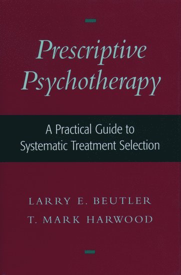 bokomslag Prescriptive Psychotherapy