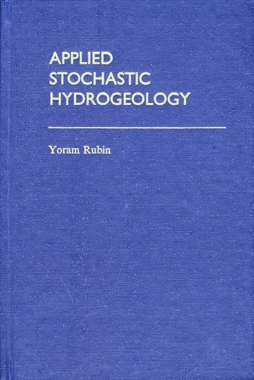 Applied Stochastic Hydrogeology 1