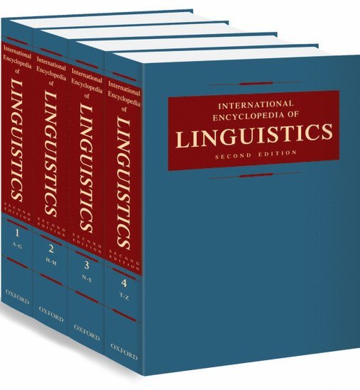 William Frawley, George Washington University) Frawley, William (, Dean of the Columbian College of Arts and Sciences, and Professor of Anthropology and Psychology - International Encyclopedia of Linguistics, Inbunden