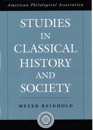 bokomslag Studies in Classical History and Society