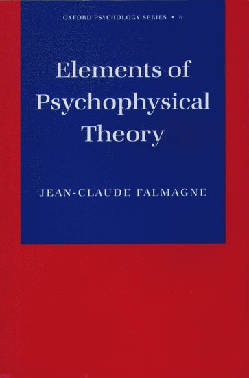 Elements of Psychophysical Theory 1