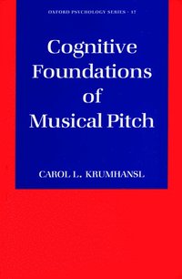 bokomslag Cognitive Foundations of Musical Pitch