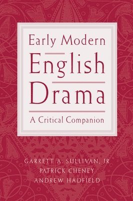 Early Modern English Drama 1