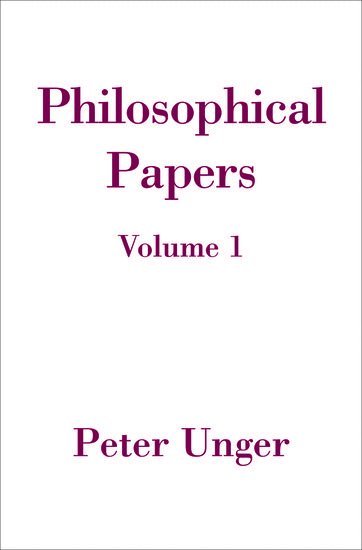 bokomslag Philosophical Papers: Volume One