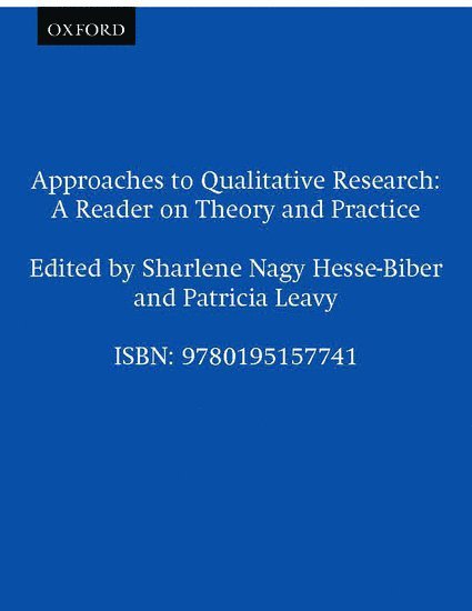 Approaches to Qualitative Research 1