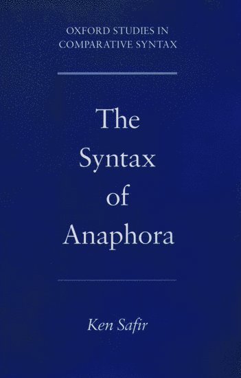 bokomslag The Syntax of Anaphora