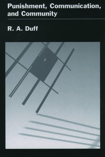 Duff - Punishment, Communication, and Community, Häftad