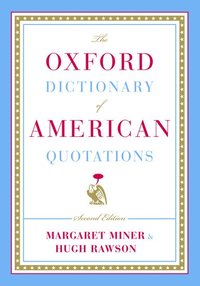 bokomslag Oxford Dictionary of American Quotations