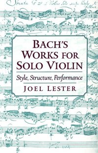 bokomslag Bach's Works for Solo Violin