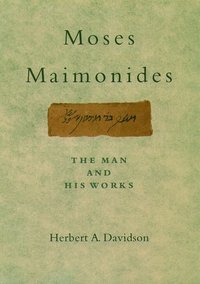 bokomslag Moses Maimonides