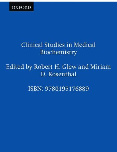 bokomslag Clinical Studies in Medical Biochemistry