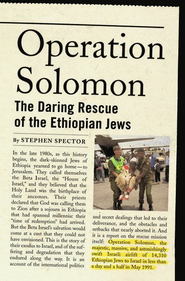 Operation Solomon 1