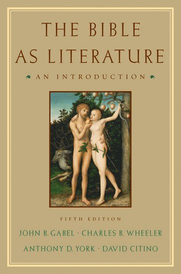 The Bible As Literature 1