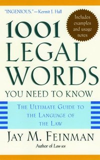 bokomslag 1001 Legal Words You Need to Know