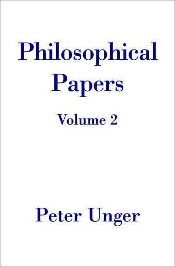 Philosophical Papers: Volume Two 1