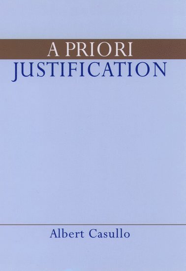 bokomslag A Priori Justification