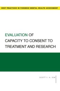bokomslag Evaluation of Capacity to Consent to Treatment and Research