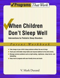 bokomslag When Children Don't Sleep Well: Parent Workbook