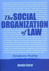 bokomslag The Social Organization of Law