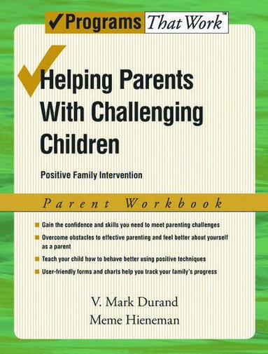 bokomslag Helping Parents with Challenging Children: Parent Workbook