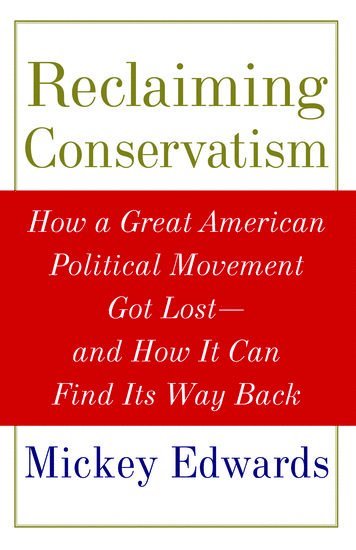 Reclaiming Conservatism 1