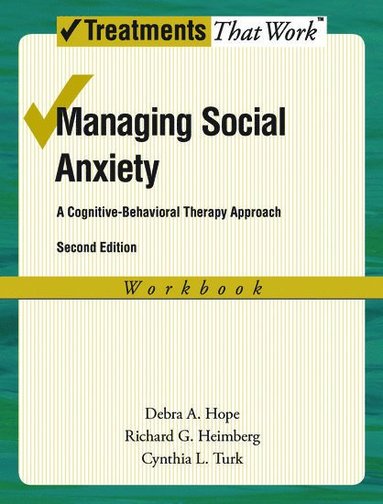 bokomslag Managing Social Anxiety, Workbook