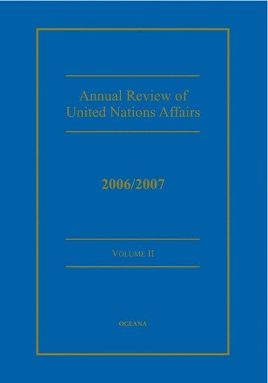 bokomslag Annual Review of United Nations Affairs