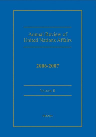 Annual Review of United Nations Affairs 1