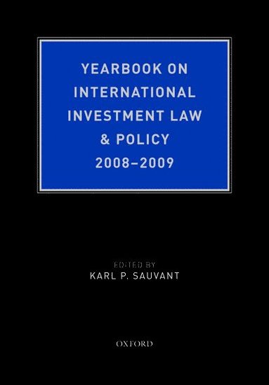 bokomslag Yearbook on International Investment Law & Policy 2008-2009