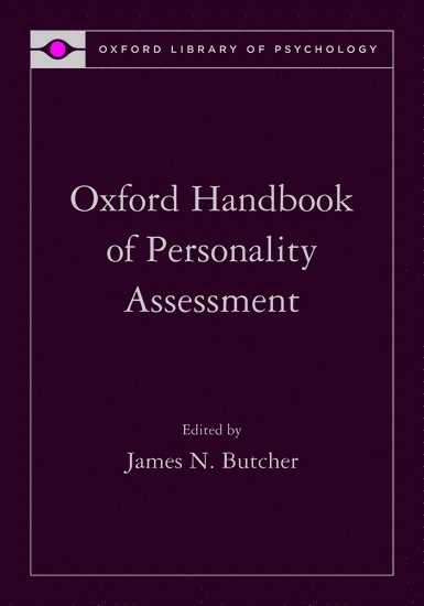 Oxford Handbook of Personality Assessment 1