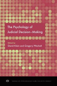 bokomslag The Psychology of Judicial Decision Making