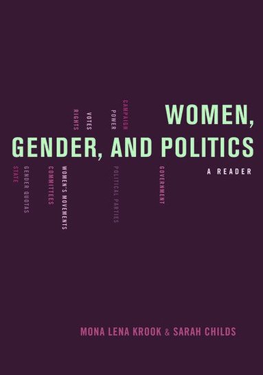 Mona Krook, Sarah Childs, Mona Lena Krook, Sarah Childs - Women, Gender, and Politics, Häftad
