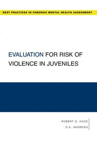 bokomslag Evaluation for Risk of Violence in Juveniles