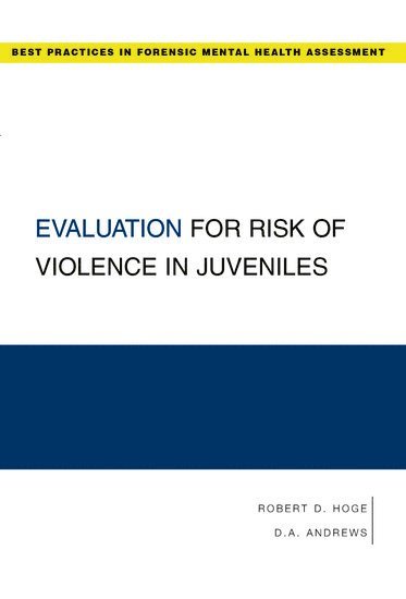 bokomslag Evaluation for Risk of Violence in Juveniles