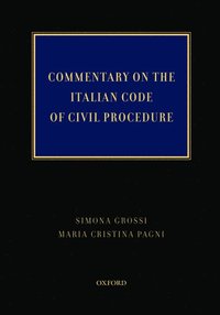 bokomslag Commentary on the Italian Code of Civil Procedure