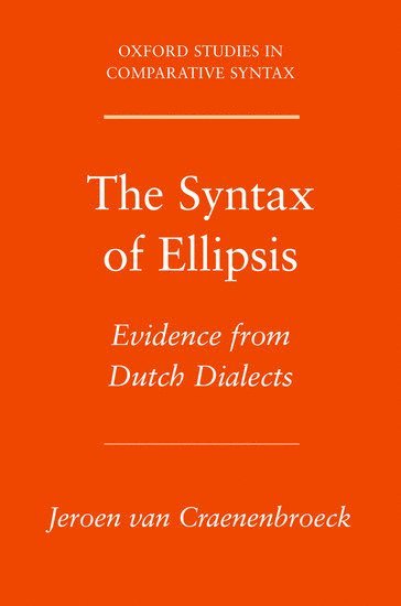 bokomslag The Syntax of Ellipsis