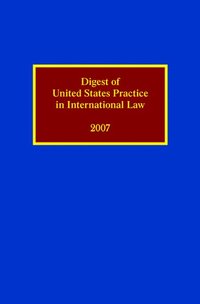 bokomslag Digest of United States Practice in International Law 2007