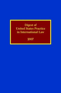 bokomslag Digest of United States Practice in International Law 2007