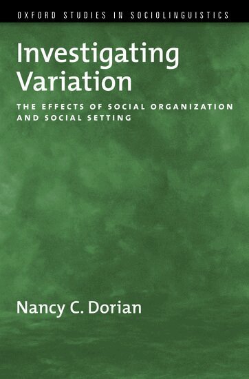 Nancy C Dorian - Investigating Variation, Häftad