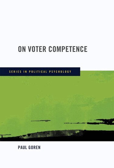Paul Goren - On Voter Competence, Inbunden