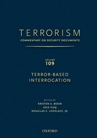 bokomslag TERRORISM: Commentary on Security Documents Volume 109