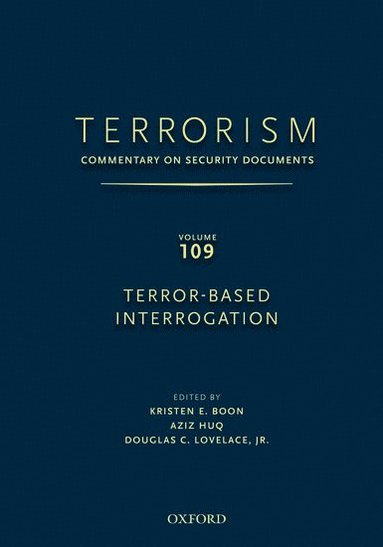 bokomslag TERRORISM: Commentary on Security Documents Volume 109