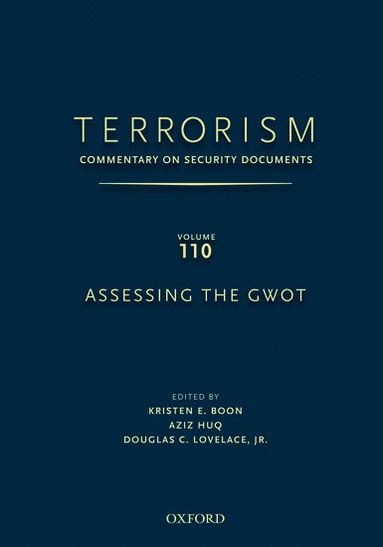 bokomslag TERRORISM: Commentary on Security Documents Volume 110