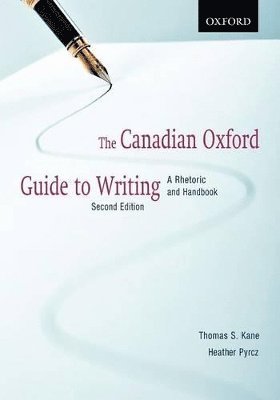 Thomas S Kane, Waterbury) Kane, Former Professor of English Thomas S (University of Connecticut, Thomas S. Kane - Canadian Ox Guide to Writing 2/E, Häftad