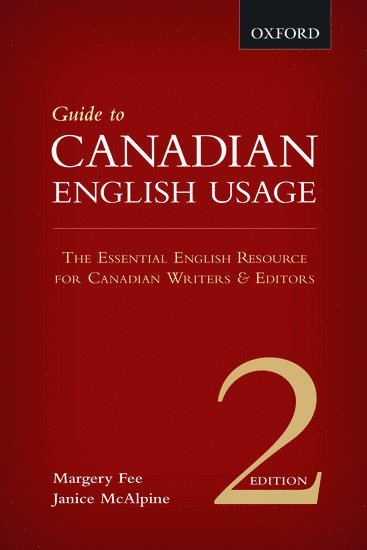 bokomslag Guide to Canadian English Usage