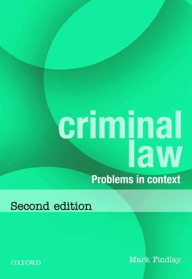 Mark Findlay - Criminal Law, Häftad