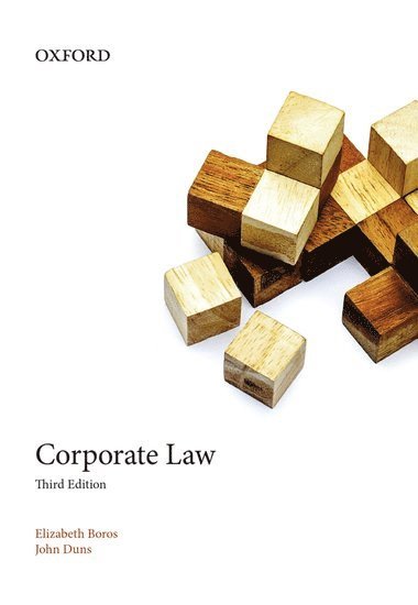 Elizabeth Boros, John Duns - CORPORATE LAW REV/E 3/E, Häftad