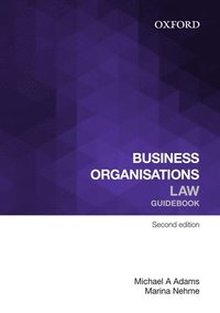 bokomslag Business Organisations Law Guidebook