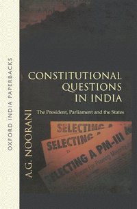 bokomslag Constitutional Questions in India