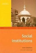 Social Institutions